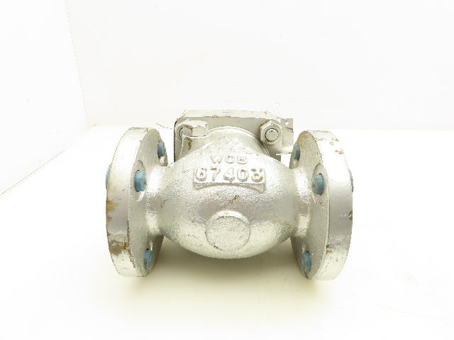 Kitz FIG.150SCOS Swing Check Valve Flanged 1-1/2"150 Class HF Seat CR13 Disk WCB