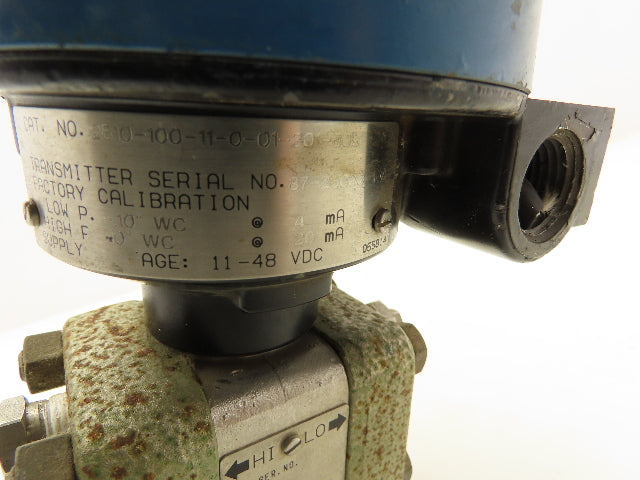 Leeds Northrup 2610-100-11-0-01-301-809 Pressure Transmitter 11-48VDC 20mA