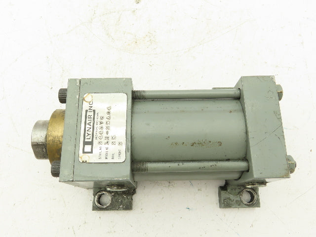 Lynair LH-2-1/2A04 Hydraulic Cylinder 2.5" Bore 2" Stroke 1500 PSI Foot Mount