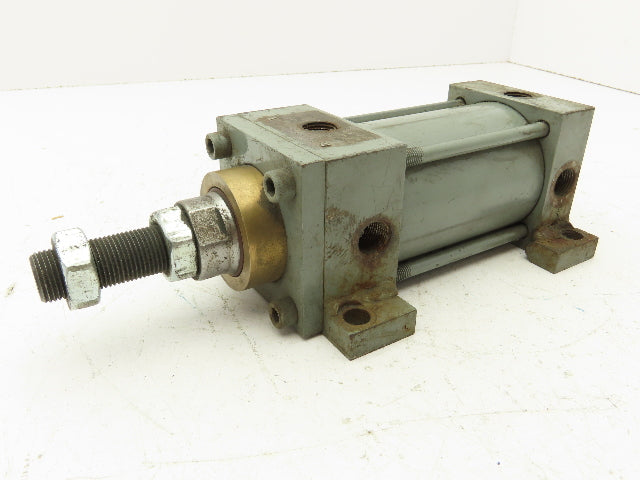 Lynair Series LH Hydraulic Cylinder 2.5" Bore 2" Stroke 1500 PSI Foot Mount