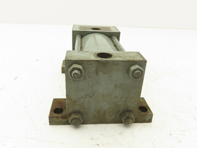Lynair Series LH Hydraulic Cylinder 2.5" Bore 2" Stroke 1500 PSI Foot Mount
