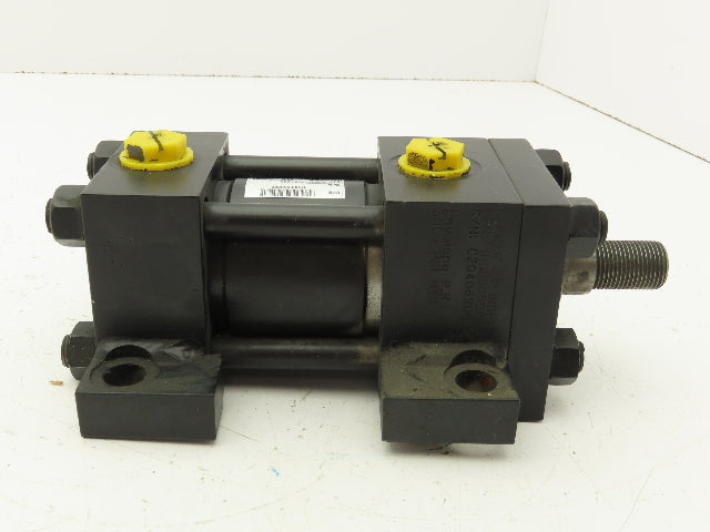 Parker Series 2H Hydraulic Cylinder 2" Bore 1" Stroke 3000 PSI Side Lug