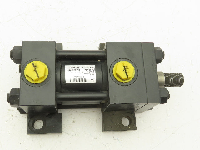 Parker Series 2H Hydraulic Cylinder 2" Bore 1" Stroke 3000 PSI Side Lug