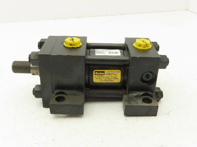 Parker Series 2H Hydraulic Cylinder 2" Bore 1" Stroke 3000 PSI Side Lug
