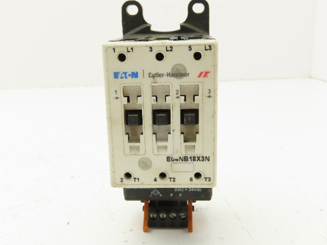Eaton E04NB18X3N Contactor 3P Contact Block w/Coil Controller 24VDC E02NBXCXNN