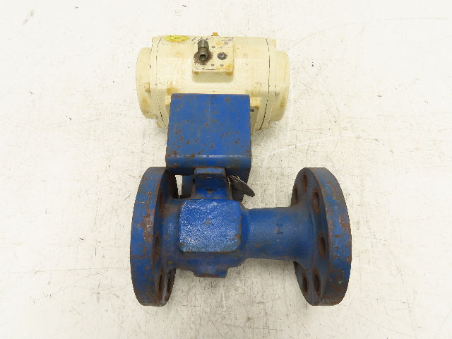 Kitz 2-300 Steel Ball Valve 2" Flanged EL-O-Matic Pneumatic Actuator SR