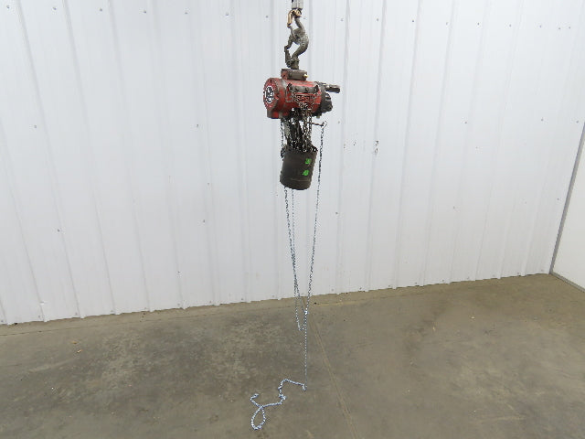 Aro 1/4 Ton 500lb Pneumatic Air Chain Hoist 7'8" Lift Travel Pull Chain