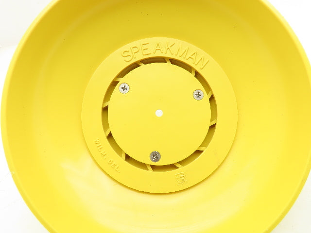 Speakman SE-870 Shower Head 8"OD Yellow Plastic With Impeller Faceplate 1"NPT