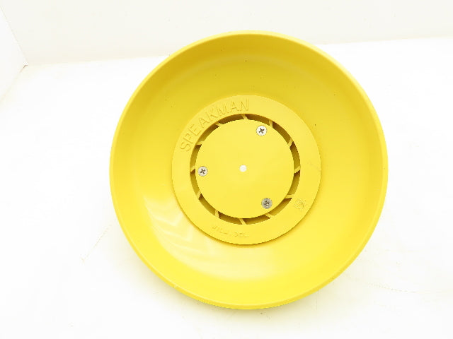 Speakman SE-870 Shower Head 8"OD Yellow Plastic With Impeller Faceplate 1"NPT