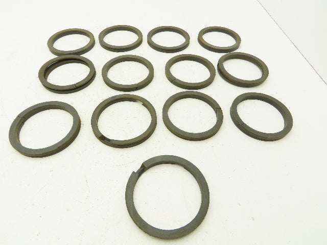 V-Packing Chevron Rubber Seal Split Ring 3-3/4"x 4-1/2" Top/Bottom Set of 13