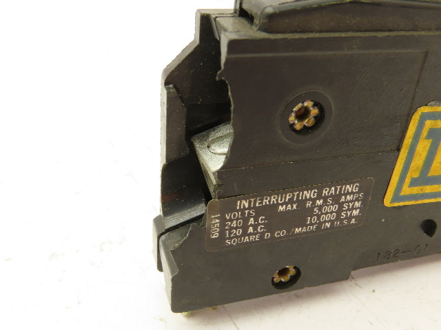 Square D A1B120 Circuit Breaker Vista Trip 120/240VAC 20A 1 Pole