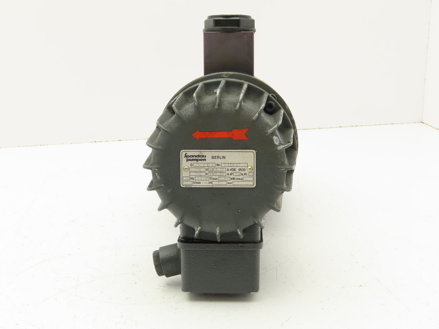 Spandau Pumpen PZ 8 D 4 Hydraulic Pump 1.5 LPM 1350 RPM 380/460V 3PH