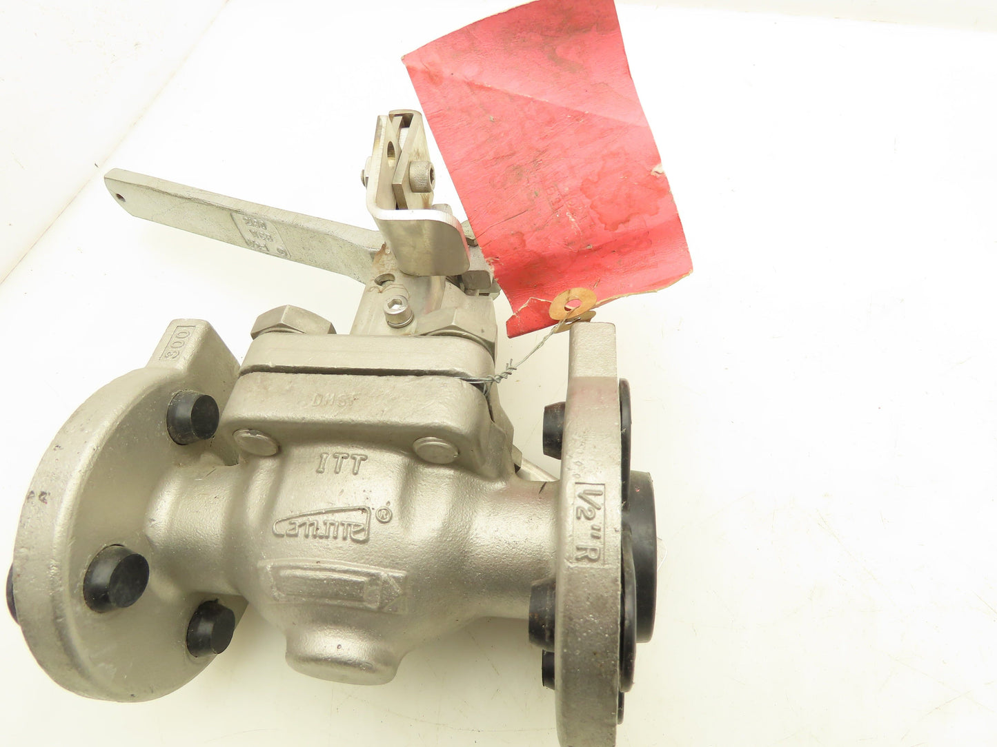 ITT Engineering SV813A Cam-Tite Stainless 2-Way Ball Valve 1/2" Flanged 300#