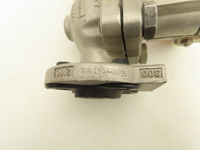 ITT Engineering SV813A Cam-Tite Stainless 2-Way Ball Valve 1/2" Flanged 300#