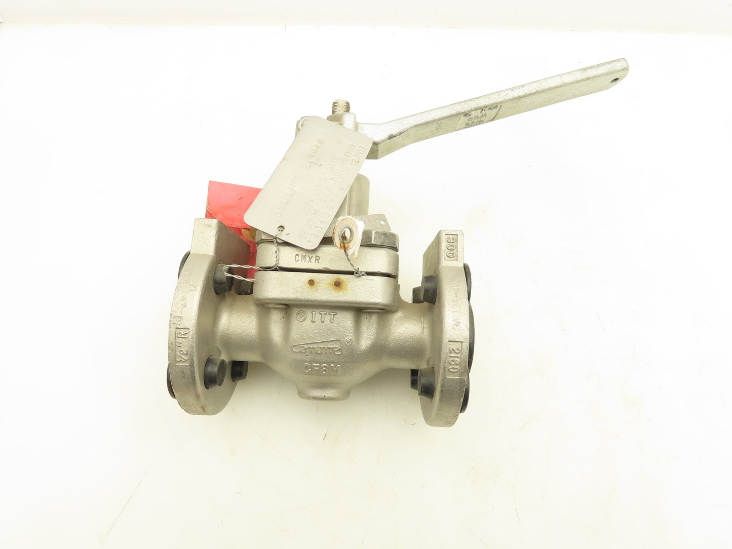 ITT Engineering SV813A Cam-Tite Stainless 2-Way Ball Valve 1/2" Flanged 300#