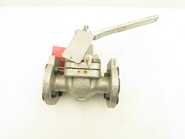 ITT Engineering SV813A Cam-Tite Stainless 2-Way Ball Valve 1/2" Flanged 300#