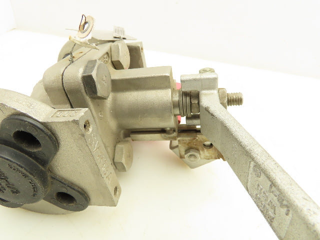 ITT Engineering SV813A Cam-Tite Stainless 2-Way Ball Valve 1/2" Flanged 300#