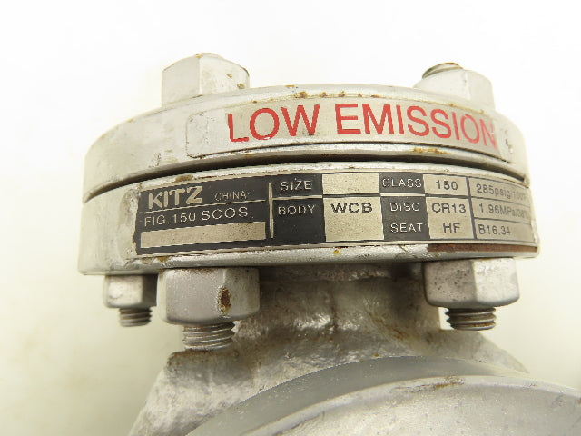 Kitz FIG.150SCOS Swing Check Valve Flanged 1-1/2"150 Class HF Seat CR13 Disk WCB