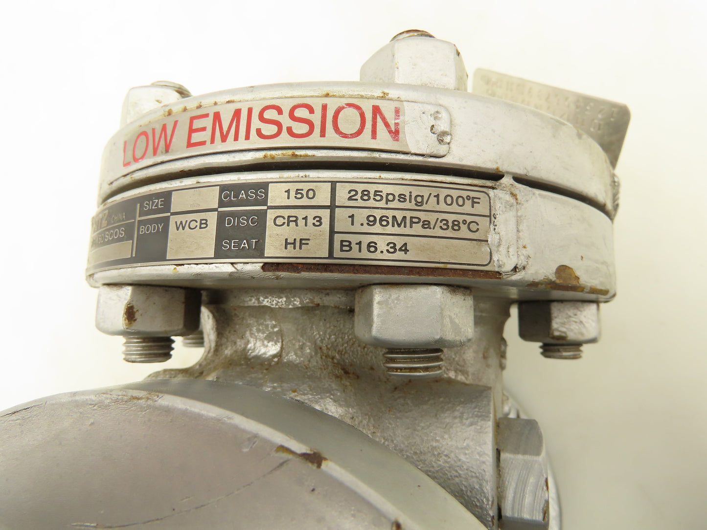 Kitz FIG.150SCOS Swing Check Valve Flanged 1-1/2"150 Class HF Seat CR13 Disk WCB