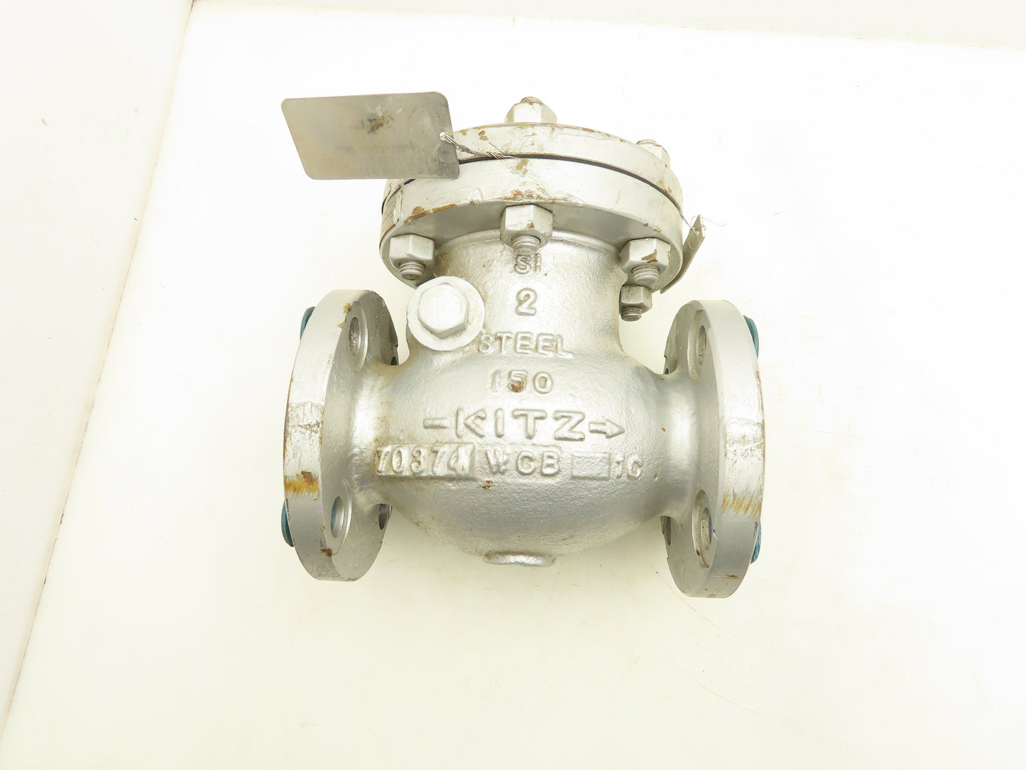 Kitz FIG.150SCOS Swing Check Valve Flanged 1-1/2"150 Class HF Seat CR13 Disk WCB