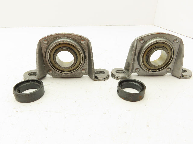 Link-Belt PSW219E Pillow Block Bearing PBS 1-3/16" Bore 2-Bolt Lot of 2