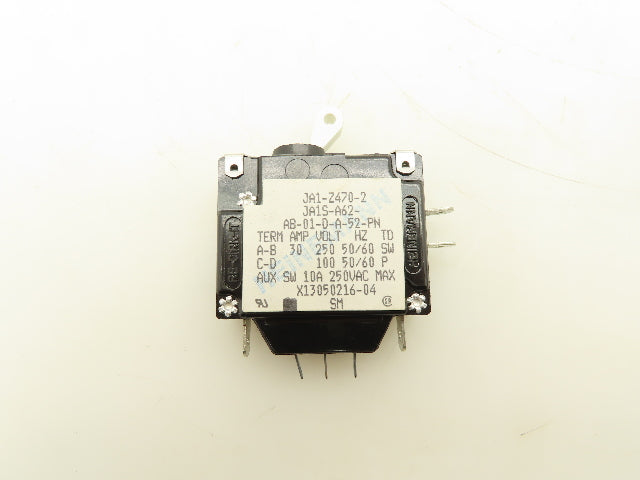 Heinemann JA1-Z470-2 Circuit Breaker 250VAC 30A 50/60HZ