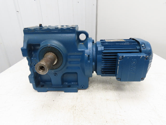 Sew-Eurodrive S77DRE90L4/DH Variable Speed Gearmotor 4.5-27 RPM 66:1 LH 2Hp 460V