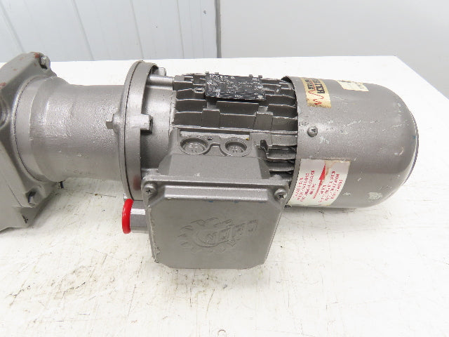 Nord SK 92372AZD N56C-80L/4 Gearmotor 38:1 Reducer 42 RPM Hollow Shaft 1Hp 460V