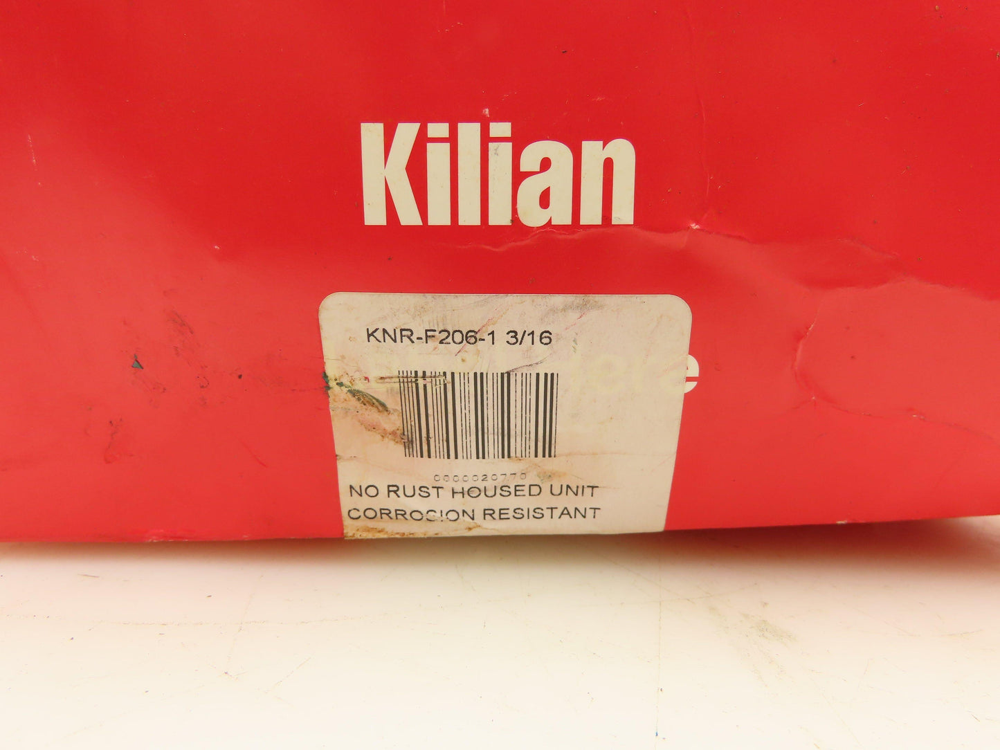 Kilian KNR-F206 1-3/16" Flange Bearing 4-Bolt No-Rust Plastic Washdown Housing