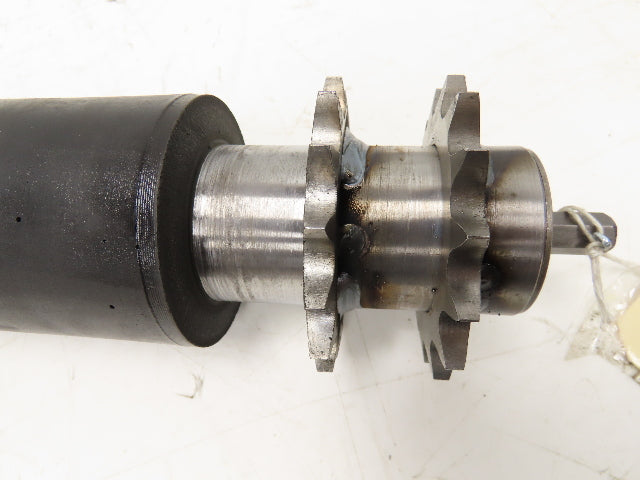 Lathrup 1.9"x 45.5"BF Tapered Conveyor Roller Double Sprocket Chain Drive