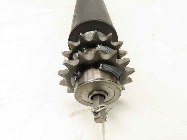 Lathrup 1.9"x 45.5"BF Tapered Conveyor Roller Double Sprocket Chain Drive