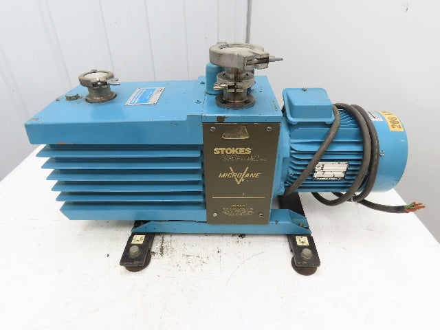 Stokes 017-241 MicroVane Rotary Vane Vacuum Pump 37 CFM 2Hp 230/460V 3PH