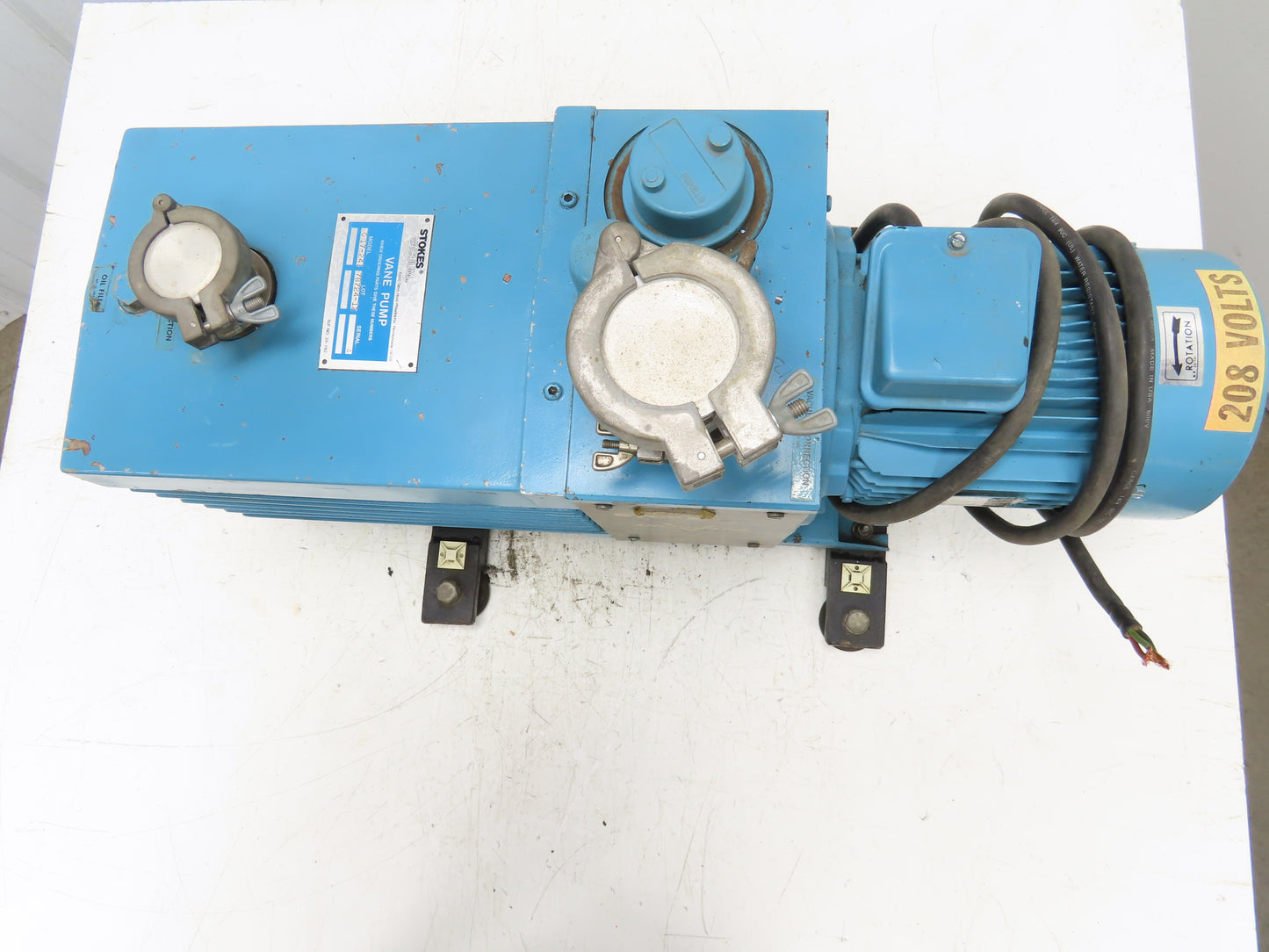 Stokes 017-241 MicroVane Rotary Vane Vacuum Pump 37 CFM 2Hp 230/460V 3PH