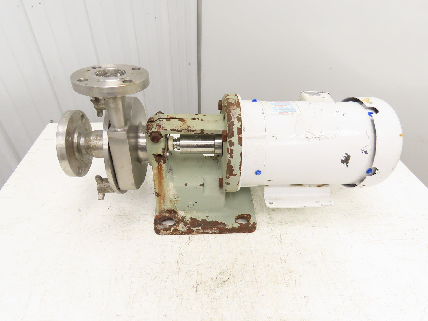 Fristam FP722-135 Stainless Centrifugal Pump 2"x1.5" Flanged 5Hp 460V FP-Series