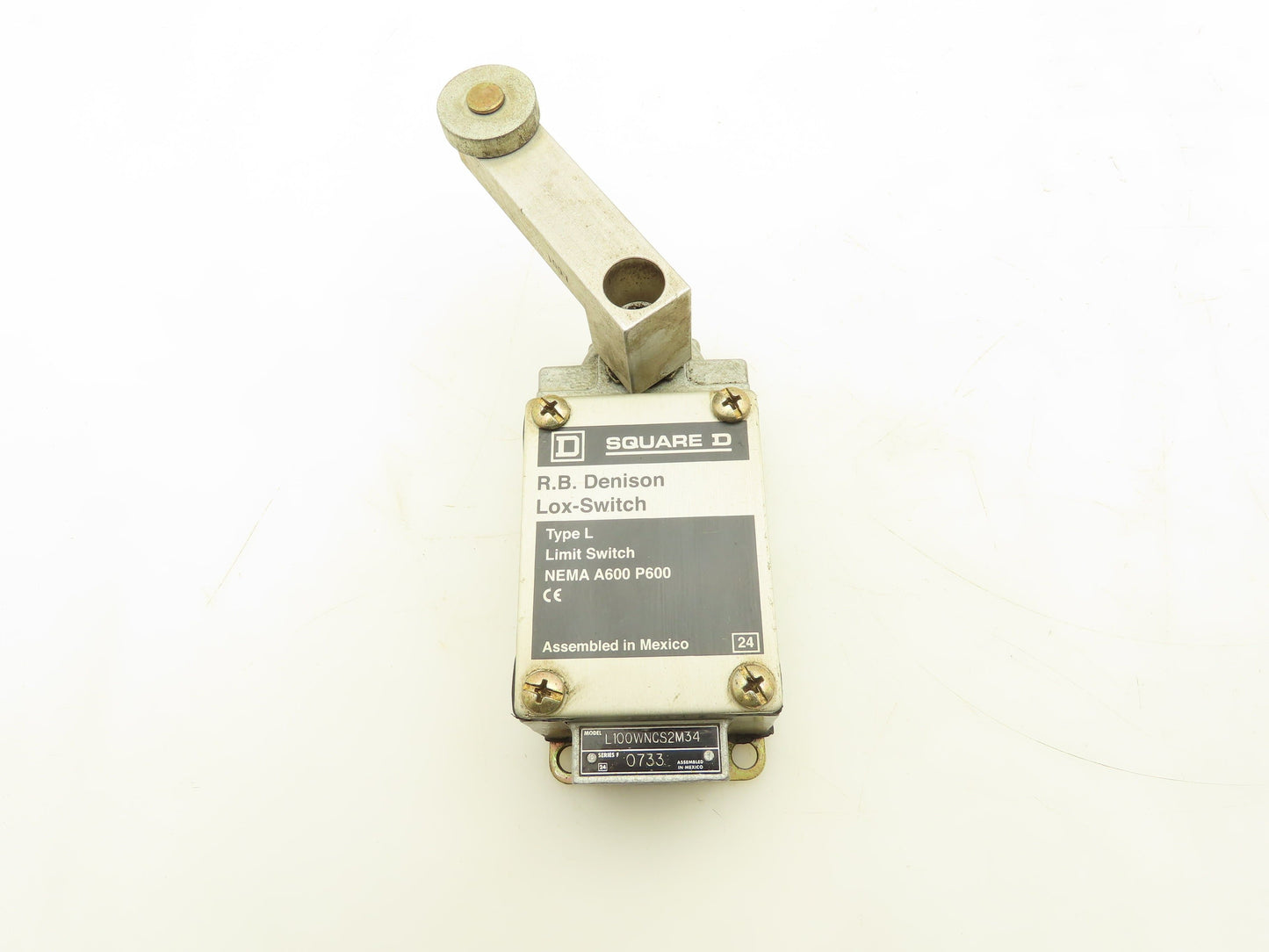 Square D L100WNCS2M34 Type L Limit Switch RB Denison Lox-Switch Series F