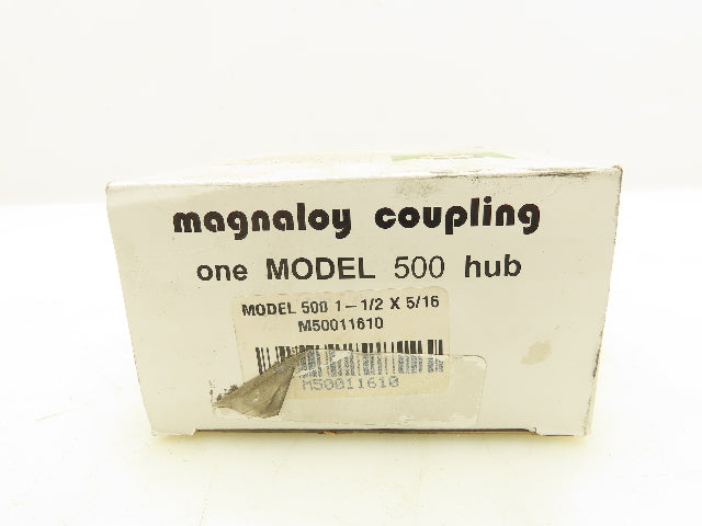 Magnaloy Coupling M50011610 Coupling Hub 1-1/2x5/16" Lot of 2