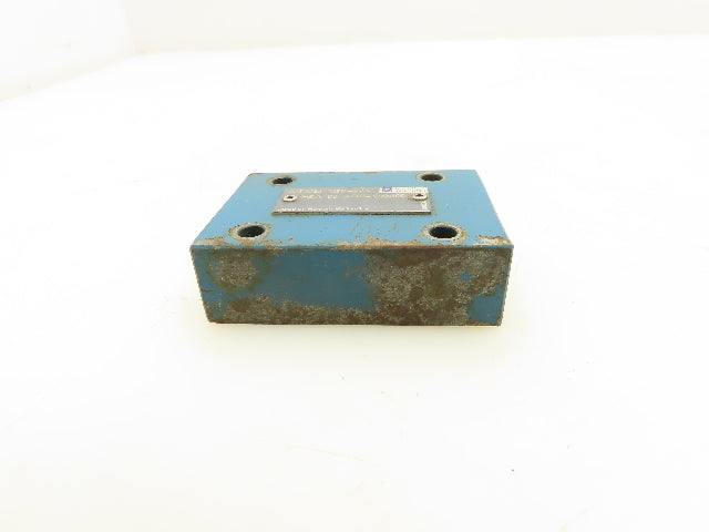 Bosch Rexroth HSA 06 A001-31/M00 Valve Cover Plate Size 6 Faceplate Lot of 4