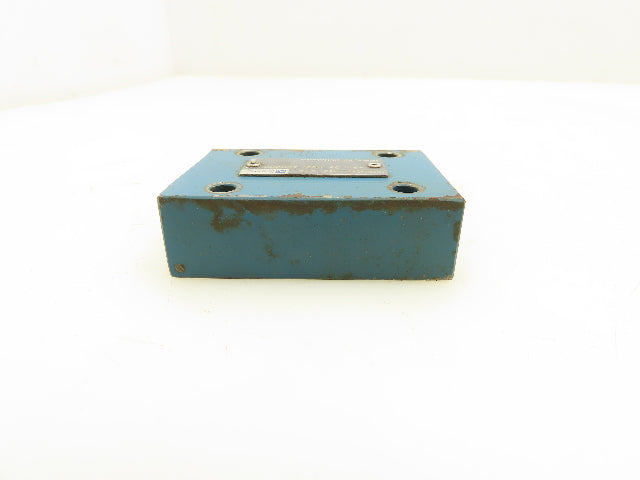 Bosch Rexroth HSA 06 A001-31/M00 Valve Cover Plate Size 6 Faceplate Lot of 4