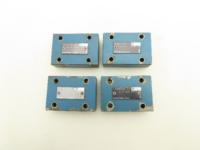 Bosch Rexroth HSA 06 A001-31/M00 Valve Cover Plate Size 6 Faceplate Lot of 4