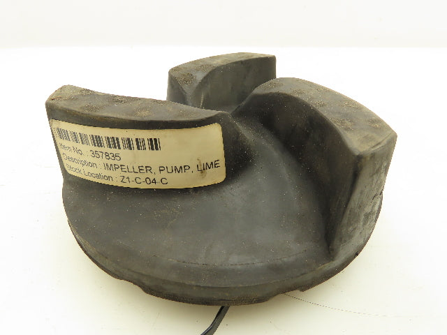Weir B1052R55 Rubber Slurry Pump Lime Impeller For 1.5/1 B-AHR Slurry Pumps
