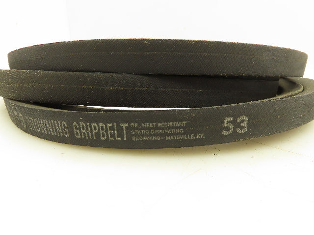 Browning B158 V Belt B Type 161"x 21/32"x 7/16" Lot Of 2