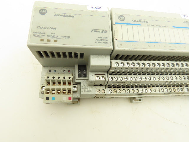 Allen Bradley 1794-IB16 DeviceNet Adapter Module PLC Input Output Power Supply