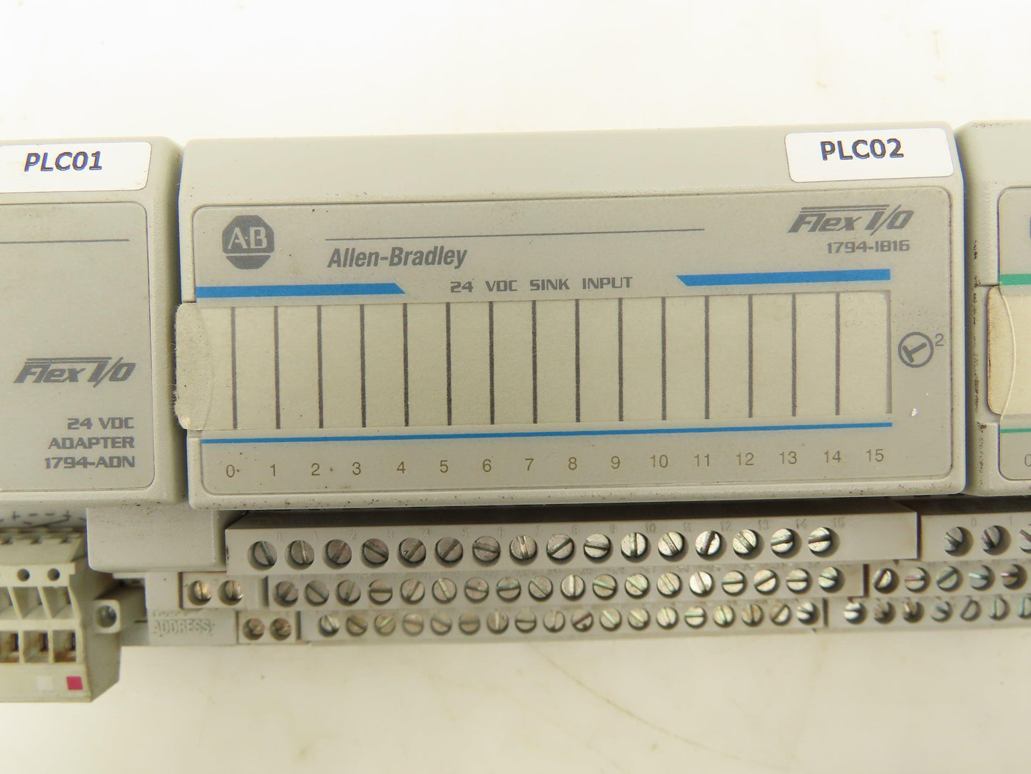 Allen Bradley 1794-IB16 DeviceNet Adapter Module PLC Input Output Power Supply