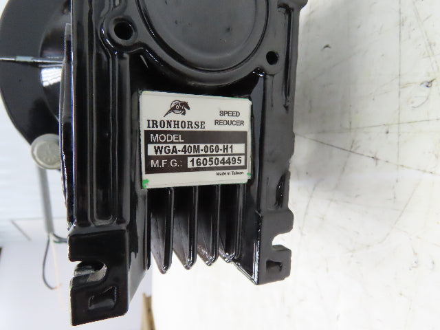 Marathon MicroMax Gearmotor 60:1 Reducer .25Hp 230V 3PH 29 RPM Hollow Shaft 56C
