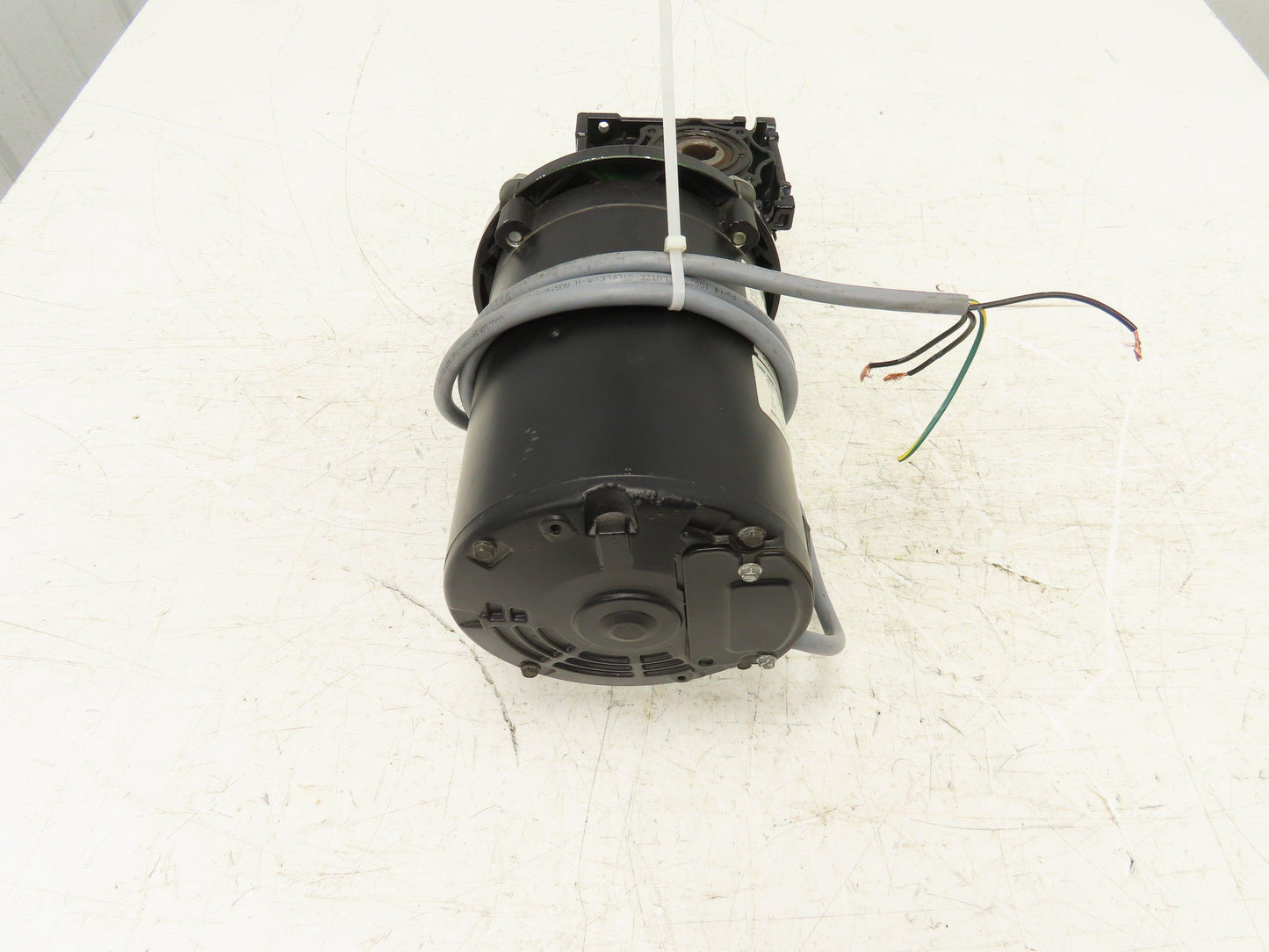 Marathon MicroMax Gearmotor 60:1 Reducer .25Hp 230V 3PH 29 RPM Hollow Shaft 56C