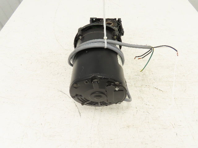 Marathon MicroMax Gearmotor 60:1 Reducer .25Hp 230V 3PH 29 RPM Hollow Shaft 56C