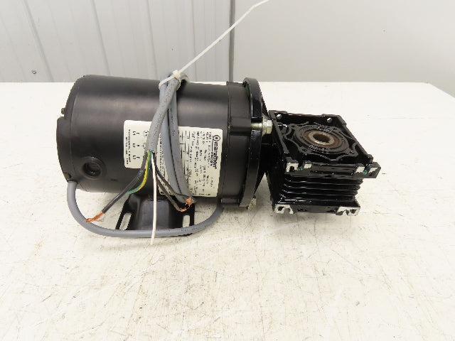 Marathon MicroMax Gearmotor 60:1 Reducer .25Hp 230V 3PH 29 RPM Hollow Shaft 56C