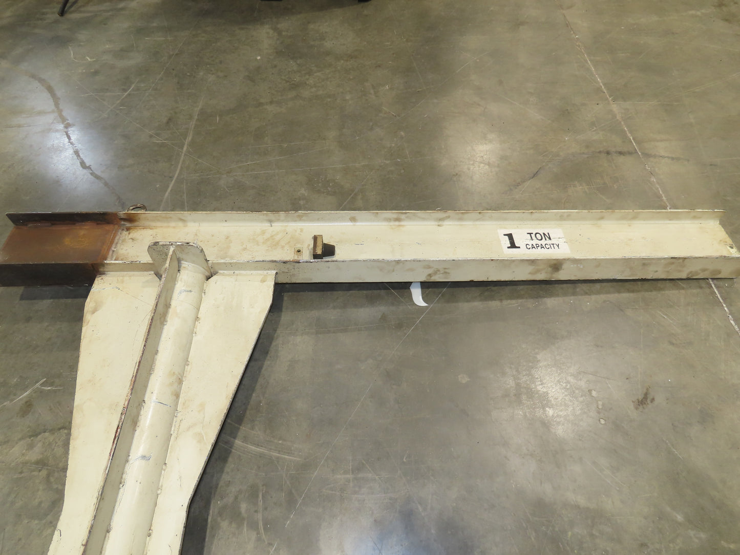1 Ton 2000Lb Wall Mount Cantilever Work Station Jib Crane 5' 5" Span 10' Height