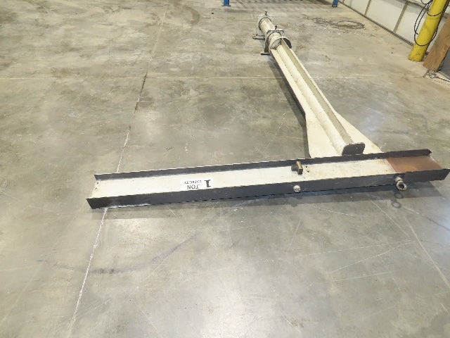 1 Ton 2000Lb Wall Mount Cantilever Work Station Jib Crane 5' 5" Span 10' Height