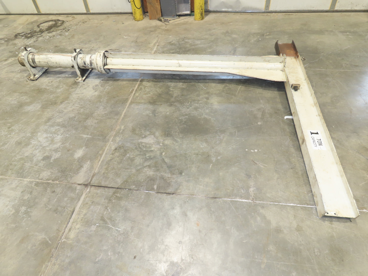 1 Ton 2000Lb Wall Mount Cantilever Work Station Jib Crane 5' 5" Span 10' Height